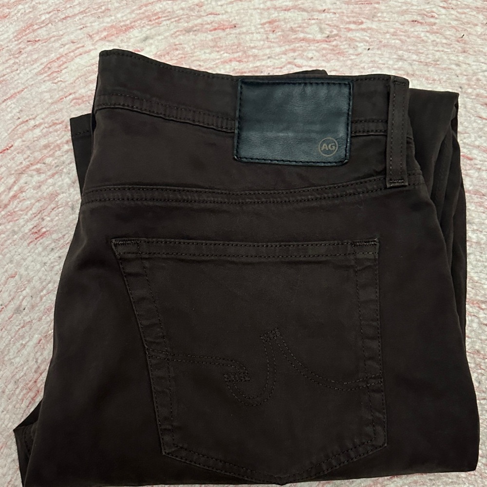 Ag Adriano Goldschmied Men's Dark Brown Jeans